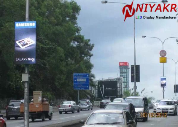 Buy cheap P5 Outdoor Creative LED Display Street Light Pole LED Display 128X256 Dots from wholesalers