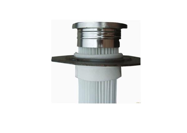 Buy cheap Flange Shot Blasting Filter End Caps Prevent Corrosion Molded Top And Bottom from wholesalers