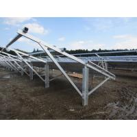Buy cheap H - Beam Solar Panel Pole Mount Bracket Single Pole Hot Dig Galvanized Steel product