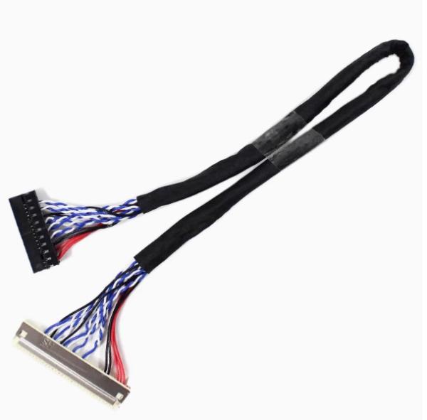 LVDS Cable Copper Conductor Industrial Monitor 1-5m Length UL VW-1 PVC Jacket