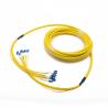 Buy cheap Multifiber Fiber Optic Breakout Cable 12 Core LC/UPC To LC/UPC For Indoor High Density Cabling from wholesalers
