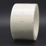 48x20-9mm Cable Adhesive Label 1mil White Matte Translucent Water Resistant