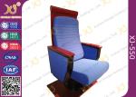 Custom Wood High Back Church Hall Chairs Soft Padded For Pastor / Minister