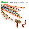 Buy cheap Twisted 2 colours chenille stems pipe cleaners for hobbies & children DIY hand-crafted material from wholesalers