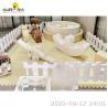 Buy cheap Pink Mats Colorful Square Ball Pools Rainbow Bridge Flower Soft Play Equipment from wholesalers
