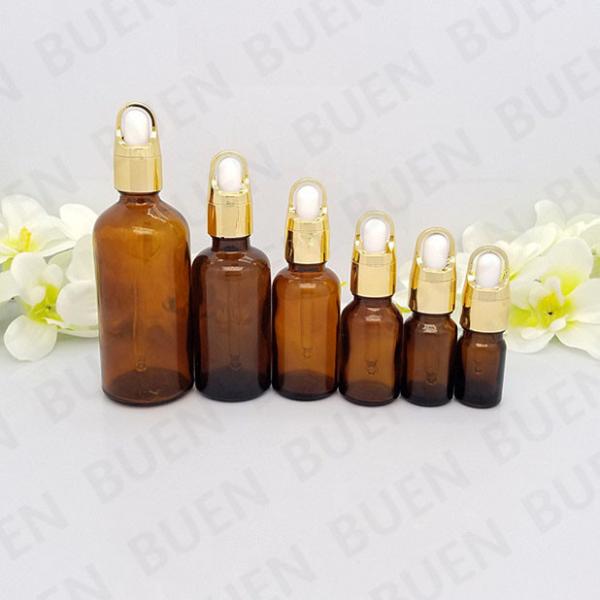 Buy cheap Electroplated Sliver Amber Serum Bottles Essential Oil recyclable from wholesalers