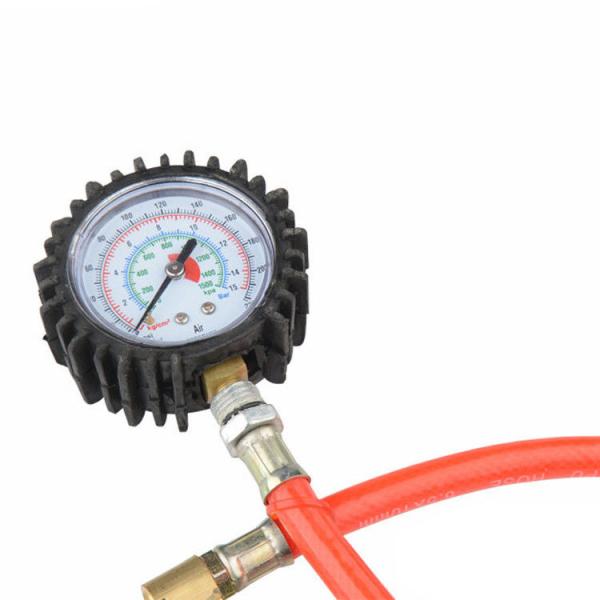 Buy cheap Digital Tire Inflation Gun Red And Black Hose Color With Pressure Gauge from wholesalers