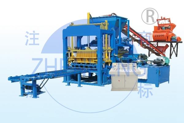 Buy cheap QT4-15 Concrete Hollow Block Making Machine, 380v Cement Block Manufacturing Machine from wholesalers
