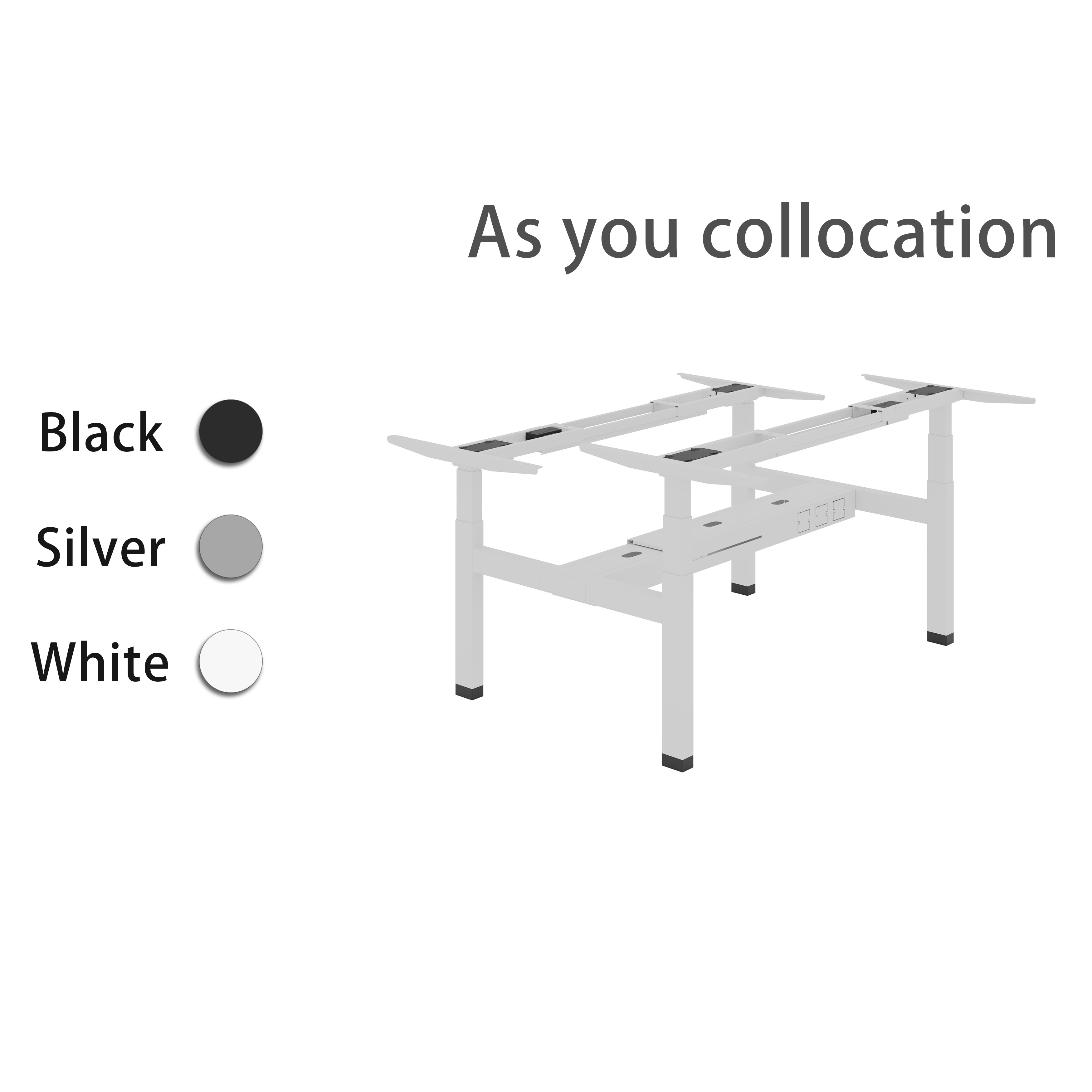 Effortlessly Switch Between Sitting and Standing with Uplift Electric Sit-Stand Desk 4 Memory Presets Optional Colors