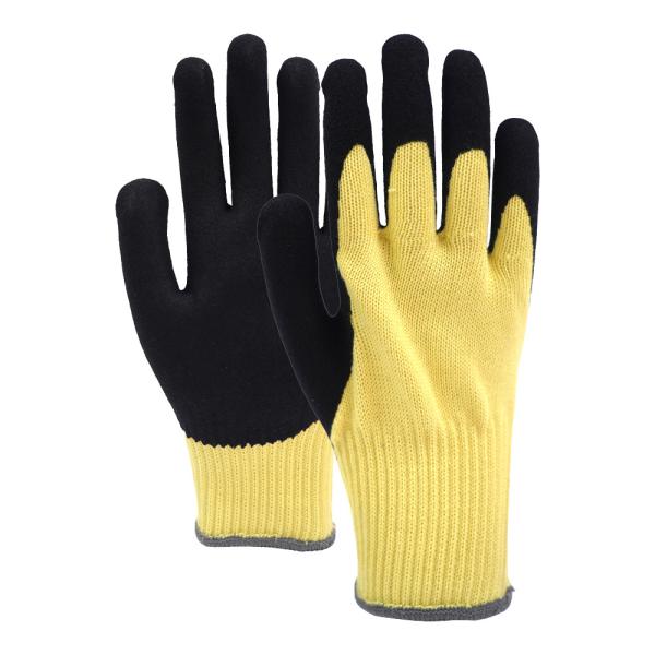 Buy cheap 10 Gauge Pure Aramid Nitrile Coated Gloves Custom Fire Resistant Work Gloves from wholesalers