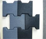 50*50cm Rubber Sports Flooring Thickness15-40mm Weight 3.6kg-8.4kg