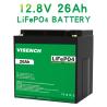 Buy cheap Visench Best Seller US Germany UK Canada 12.8 v 26Ah Deep Cycle 12 volt Lithium Ion Batteries 12V 26ah LiFePO4 Battery from wholesalers