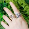Buy cheap Zirconia Classic CZ Zircon Ring Tennis High Quality Ring CZ Gold Ring Wedding Bridal Jewelry from wholesalers
