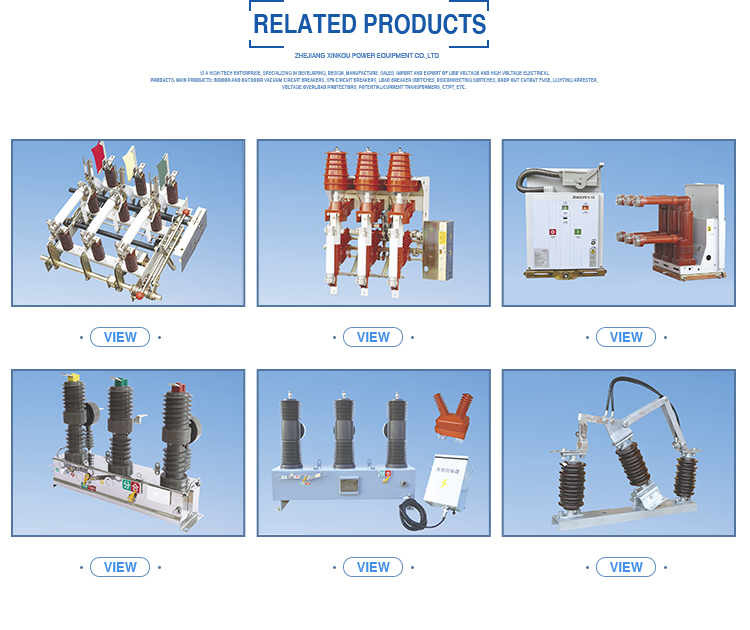 Electric Outdoor High Voltage Disconnect Switch 12kv 2000A Max Current