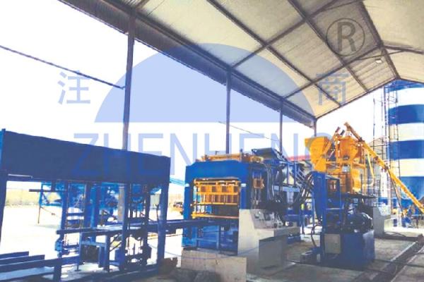 Automatic QT6-15 Concrete Hydraulic Block Making Machine 1150 - 1440 Pcs / H