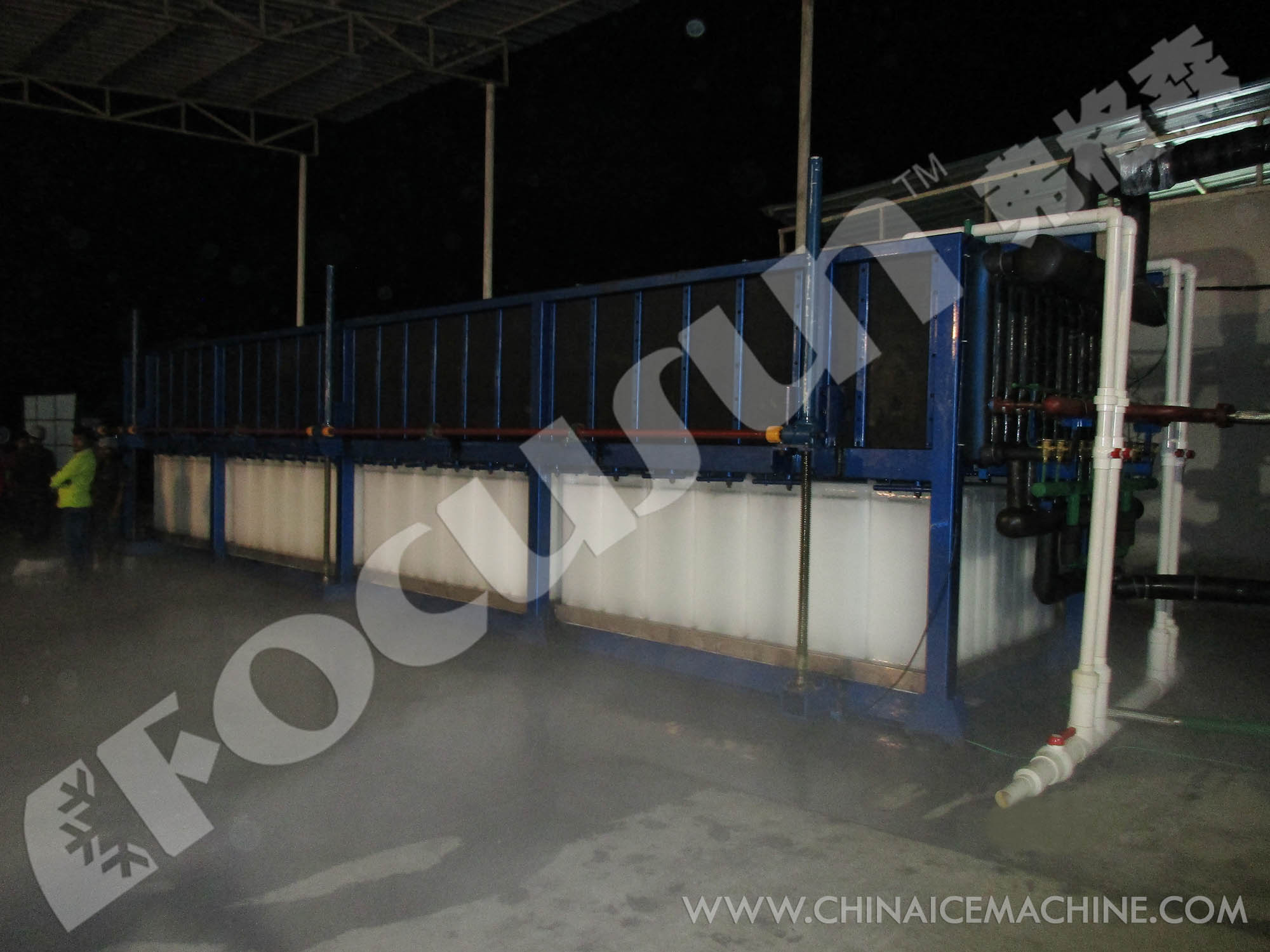 30 Tonnes Daily Capacity Ice Block Machine Bitzer Compressor and Automatic Operation