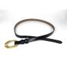 Buy cheap Soft Black 2.3cm Women's Fashion Leather Belts For Pants from wholesalers