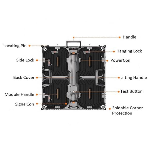 Buy cheap P3.91mm Stage Rental LED Display Screen Die Casting Aluminum from wholesalers