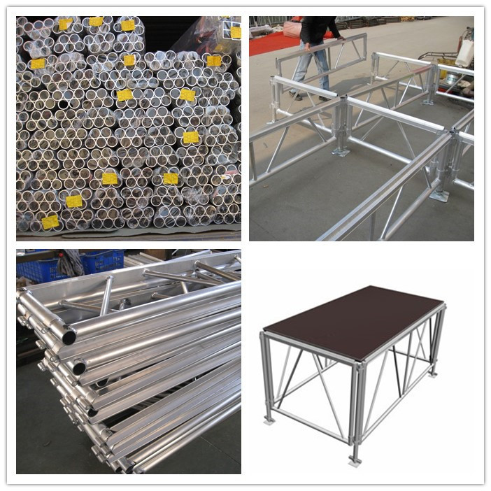 Catwalk Adjustable Stage Platform 6061T6 / 6082T6 T Shape For Fashion Show
