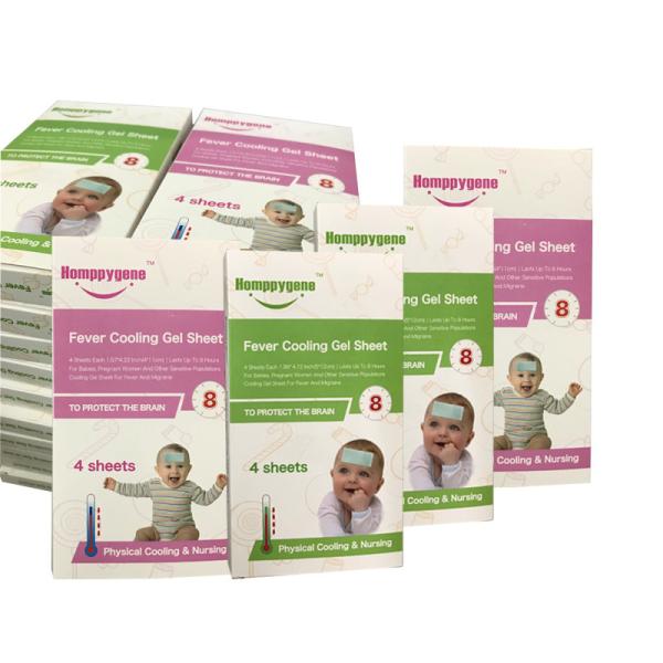 Buy cheap Hydrogel Rectangle Kids Care Fever Cooling Gel Sheet from wholesalers