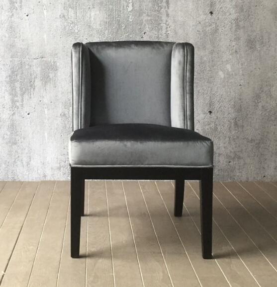 Wood dining chairs,Antique style fabric dining chair,french style fabric dining