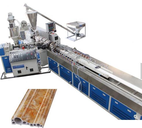 Buy cheap PVC Imitation Marble Hdpe Extruder Machine Double Screw OEM Service from wholesalers