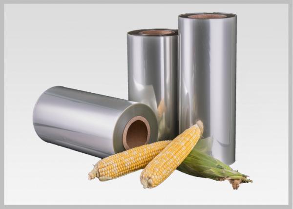 Buy cheap Durable Bio - Based 50 Mic PLA Shrink Film Rolls Eco Friendly For Food Packaging from wholesalers