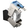Buy cheap UTP CAT6A Keystone Jack Toolless RJ45 Socket 50u Inch Gold Plated from wholesalers