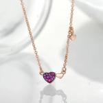 YASVITTI Valentine's Day Jewellery Gift 925 Sterling Silver Necklace Gemstone