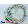 Buy cheap MEK 6 Pin Patient Monitor Accessories One Piece ECG Cable 5 Leads from wholesalers