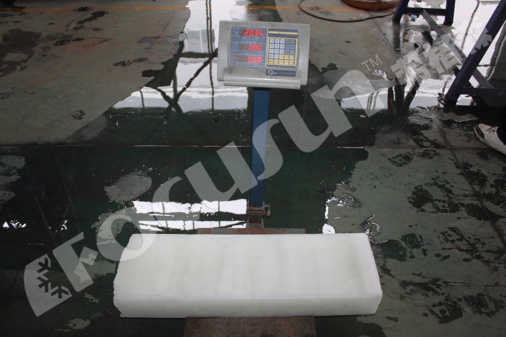 Milky White 27 Tons Direct Refrigeration Block Ice Maker with Video Outgoing-Inspection