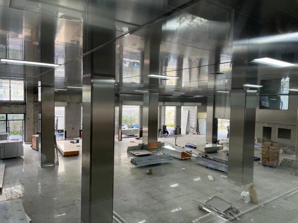 Buy cheap ISO Certified 304 0.5mm Stainless Steel Cleanroom Sandwich Panels For Food Factory from wholesalers
