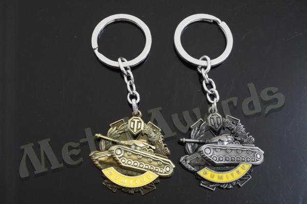 Buy cheap Bespoke Designed 3D Tank Metal Key Chains Promotion Gifts Items Eco Friendly from wholesalers