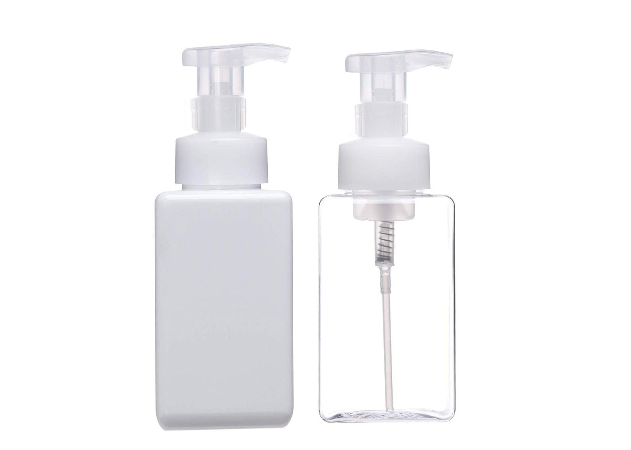 PETG PP Pump Container Bottle , 450ML Empty Plasic Bottle With Lotion Pump