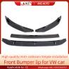 Buy cheap Bright Black Carbon Fiber Front Lip , Volkswagen CC Car Front Splitter from wholesalers