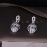 Buy cheap Luxury Gold Brand Serpenti Earrings in 18K White Gold set with Emerald Eyes and with pavé diamonds Snake Head from wholesalers
