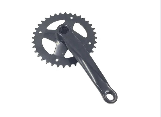 Hot sale Black color bicycle chainwheel and crank 38T 170MM. City Bike Lady Bike sprocket.