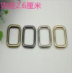 2018 Bag metal accessories 26 mm light gold iron square buckles with hanging