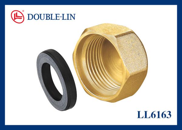 Buy cheap Female X Female End Cap 1/2" Brass Threaded Fittings from wholesalers