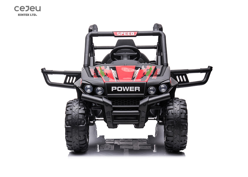 Pink Kids Electric UTV Dual Drive Kid Size Music And Horn Sound