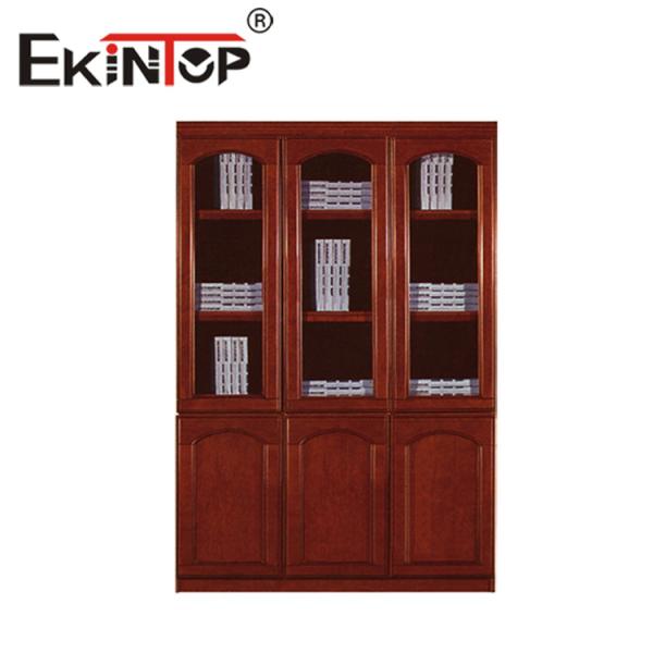 Buy cheap Office Bookcase Wooden Filing Cabinet Paint Veneer Archive Display Cabinet from wholesalers