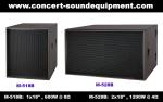 Disco Sound Equipment / 2x18" Direct Reflex 4ohm 1200W Subwoofer For Concert ,