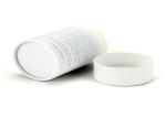Gloss Lamination White Cardboard Paper Tubes For Power Packaging