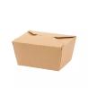 Buy cheap Customized Disposable Whiteboard Kraft Paper Takeaway Boxes from wholesalers