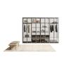 Buy cheap Modern Customized Glass Wardrobe Fitted Bedroom Closet from wholesalers
