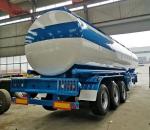 Aluminium Fuel Tanker Trailer Truck Manufacturers 3 Axle Gasoline Crude Oil