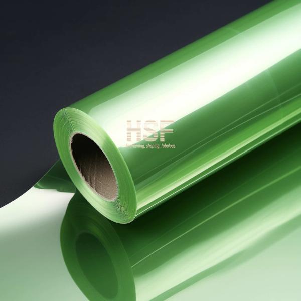 Buy cheap 36 Micron Light Green PET Single Side Silicone Coated Release Films from wholesalers