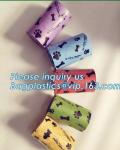 Pill /Bone Shape Pet Dog Poop Bag Carrier Holder Dispenser Poop Bags Set Pet Dog