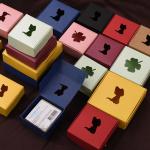 Eco Friendly Kraft Paper Jewelry Boxes / Kraft Paper Soap Boxes Recycled