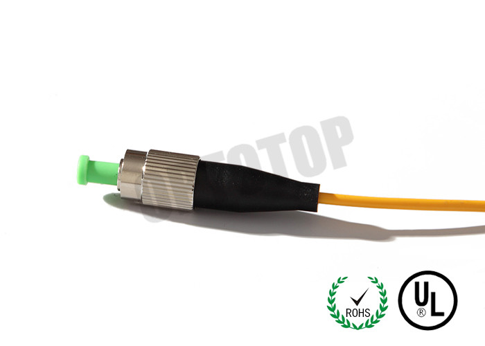 Yellow Jacket Fiber Optic Patch Cord 10m For Test Equipment / CATV